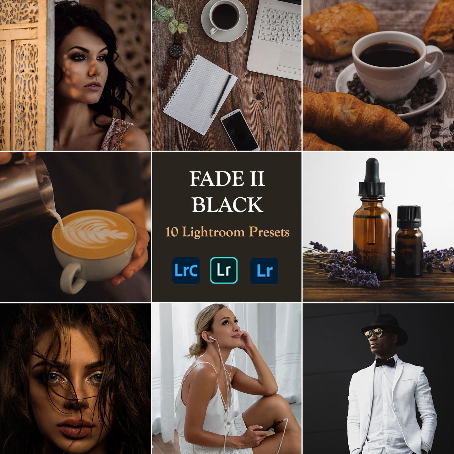 Fade II Black - Dark and Moody Lightroom Presets Pack