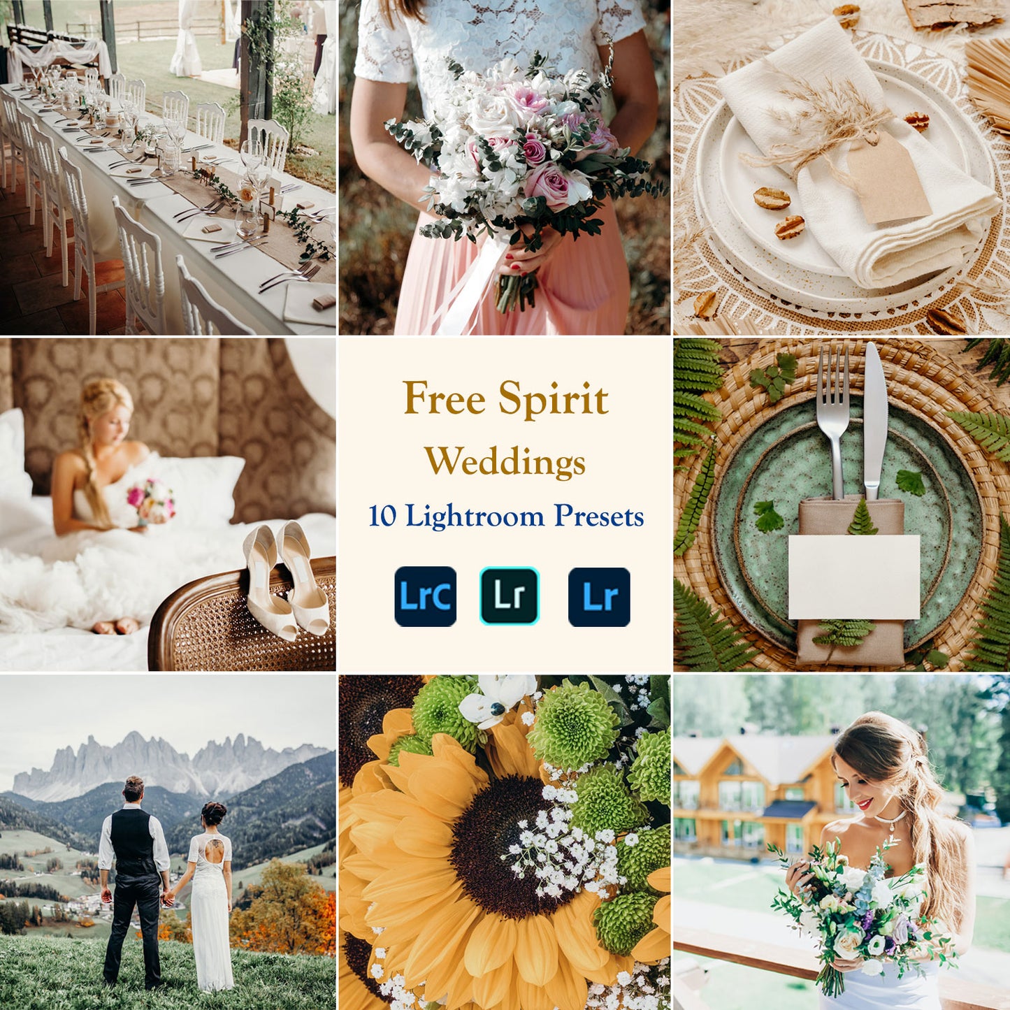 Free Spirit Wedding Preset Pack - Lightroom Presets