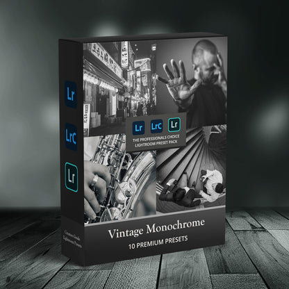 Vintage Monochrome Lightroom Presets Pack